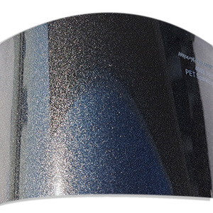 WRAPMASTER 1.52*17m Film de protection de peinture coloré pour véhicule PET <span class=keywords><strong>Noir</strong></span> scintillant Film vinyle pour enveloppement de véhicule - Product Image 6