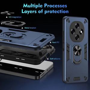 เคสโทรศัพท์ซิลิโคนเจลกันกระแทก 2-in-1 สำหรับ <span class=keywords><strong>OPPO</strong></span> รุ่นต่างๆ ปี 2026 ดีไซน์เรียบง่าย ป้องกันการตกกระแทก - Product Image 5