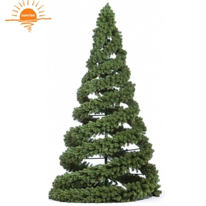 Vente en gros de PVC de haute qualité de 7 pieds 8 pieds pré-éclairage dans les arbres de noël artificiels blancs de grande neige avec lumières Led - Product Image 2
