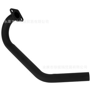 Pot d'échappement de moto Zhen Nirui 78-1 en acier inoxydable noir pour CT200U MB200 BT200X Predator 212cc Go Kart - Product Image 4