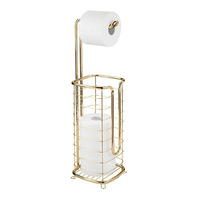 Modern Design Goud Tissue Papierrolhouder Badkamers/Poeder Kamer Messing Staande Toiletrolhouder