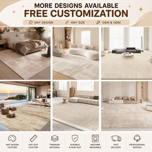 Super Doux Extra Large De Luxe Design Moderne Lavable Antidérapant Tapis En Peluche pour Salon Chambre Décor À La Maison - Product Image 6