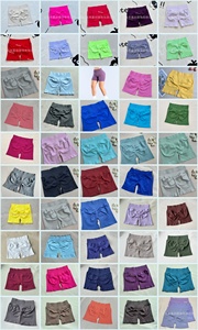 Shorts de yoga sans couture pour femme, 45 couleurs unies, effet push-up fessier, pour le sport et l'exercice, style biker - Product Image 2