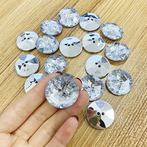 Nút Acrylic Đính Đá Hình Tròn 2 Lỗ Cho Quần Áo Hàng Mới Về - Product Image 4