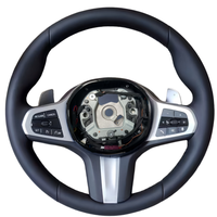 Volant en cuir noir M Performance pour BMW G20 G30 G21 G01 G06 G05 G80 G81 G90 G12 G82 G11 X3 X4 M6 M3 M2 M4