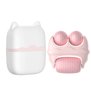 Masque facial rafraîchissant à double tête et système de massage <span class=keywords><strong>Derma</strong></span> Rolling pour l'amélioration de la beauté ZH-3320 pour les soins du visage - Product Image 5