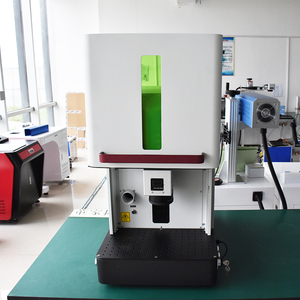 عالية السرعة المعادن البسيطة المحمولة تاريخ رمز شعار خاتم 20w 50w 30w الألياف الليزر وسم وماكينة قطع - Product Image 6