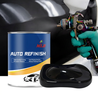 Peinture automobile noire mate MLB 2K, peinture de finition automobile en aérosol |   Revêtement acrylique anti-UV à séchage rapide, apprêt automobile certifié ISO