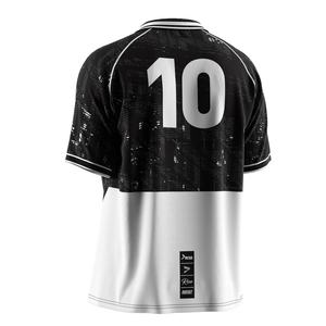 Maillot de football d'entraînement avec col polo à triangle, maille respirante et construction à séchage rapide pour les séances de sport - Product Image 6