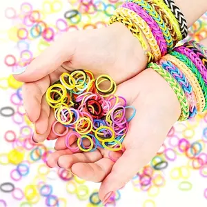 ยอดนิยมขายส่งDiy Loom Bandsชุดอเนกประสงค์สียางสําหรับสร้อยข้อมือชุดDiy Artและหัตถกรรมชุด