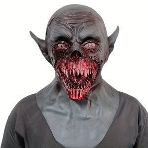 Halloween <span class=keywords><strong>Horror</strong></span> vampiro in lattice maschera Zombie palla Party Cosplay oggetti di scena Zombie recitazione - Product Image 3