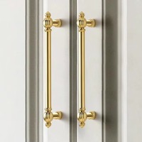 Poignées de cuisine, fournisseur de quincaillerie pour meubles, poignées de placard, poignées de meubles en alliage de zinc, boutons symétriques, ensemble de barres de tirage