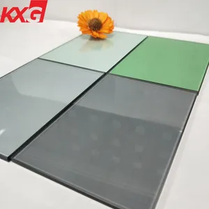 Building glass 5mm 6mm grey blue green bronze tempered laminated glass window Glass