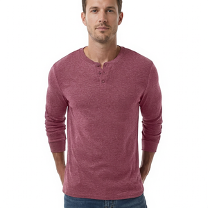 Custom <b>Men</b> Double Layer <b>Long</b> <b>Sleeve</b> <b>T</b>-<b>Shirt</b> 100% Cotton Breathable Summer Print High Quality Loose Fit 240Gsm <b>Men</b> <b>T</b> <b>shirt</b> - Product Image 1
