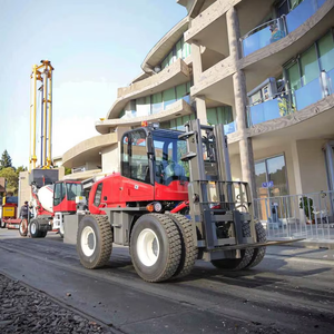 Carretilla elevadora diésel 4x4 resistente de 6 toneladas, elevador todoterreno con sistema de reemplazo de motor - Product Image 1