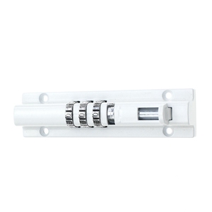 Loquet coulissant <span class=keywords><strong>antivol</strong></span> en alliage de zinc YH1811 pour fenêtre et <span class=keywords><strong>porte</strong></span>, avec codes de combinaison réinitialisables et déverrouillage par mot de passe - Product Image 2