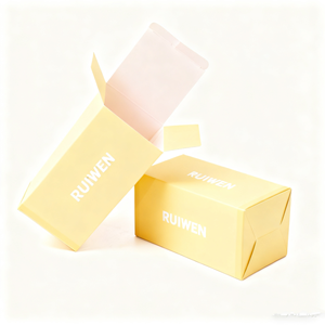 High-End <b>Recyclable</b> Paperboard Folder <b>Gift</b> Box with UV Coating & Embossing Custom Logo Customized Size for Cosmetics & Earphones - Product Image 3