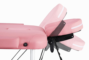 High Quality Aluminum Alloy Portable <b>Foldable</b> Tattoo Beauty Spa Lash Moxibustion Massage Bed <b>Table</b> - Product Image 4