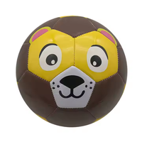 Ballon de football personnalisable Coinus Sports, cousu à la machine, imperméable, pour enfants et tout-petits, taille 2, motifs animaux, chiffres, alphabet