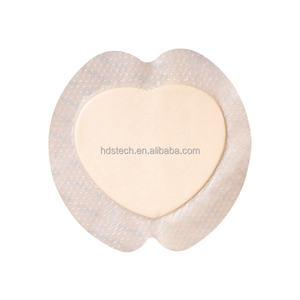 Cuscinetto Antidecubito a Pressione a Forma di Cuore in Schiuma Poliuretanica Sacrale HDS Brand 18x18cm Colore Pelle per Anziani Allettati - Product Image 2