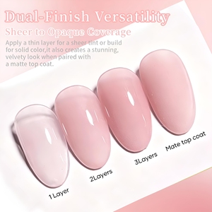 Set de Esmaltes de Gel en 18 Colores Rosa <span class=keywords><strong>Nude</strong></span>, Transparentes, Sin HEMA, para Uñas, Secado con Lámpara UV/LED, Suministros para Salón, Marca Privada OEM - Product Image 4
