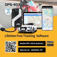 Dispositivo de seguimiento GPS 4G COBAN GPS fabricante 403 con software de seguimiento gratuito Aplicación móvil CAR Tracker GPS TRACKER