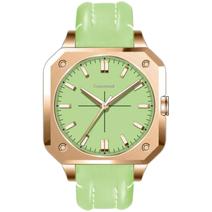 Reloj de Cuarzo Cuadrado Simple de Acero Inoxidable de Moda Casual para Hombre OEM - Product Image 4