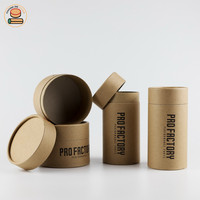 Tube en papier biodégradable de haute qualité Paquets de vêtements en carton rond personnalisés pour le choix des fabricants de t-shirts et de chaussettes