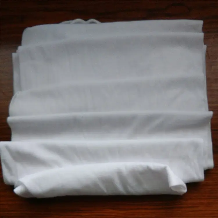 White Spandex Fabric Seamless Tube Tubular Jersey Knit Fabric, Custom Printing Tubular Fabric For Bandana/