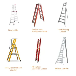 Glasvezel Trapladder Gemaakt Van Brandwerend Glasvezelprofiel Gemaakt Door Foshan Gaobu Aluminium Ladder