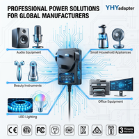 Adaptateur YHY OEM ODM 12V 2A, fabricant d'adaptateurs d'alimentation, usine de 6000 m², alimentation AC/DC 24W / Certifié FCC, garantie de 3 ans, vente en gros