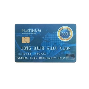 Biglietti da visita intelligenti personalizzati con chip 4442 di plastica con carta d'identità con <span class=keywords><strong>foto</strong></span> in rilievo memory Smart contact ic card con chip 4428 - Product Image 1