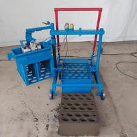 Machine industrielle de fabrication de blocs de ciment creux 2-45, équipement mobile de fabrication de briques à faible consommation d'énergie, garantie d'un an