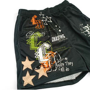 Vente en gros de shorts en maille personnalisés de 3 pouces 5 pouces pour hommes avec entrejambe, shorts en maille double couche à sublimation pour hommes - Product Image 5