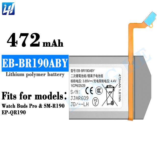 EB-BR190ABY Smart Watch Battery for Samsung Watch Buds Pro SM-R190 EP-QR190