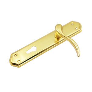 Poignées et serrures de porte en alliage de zinc de style européen classique moderne de bonne qualité avec cylindre de porte et clés - Product Image 5