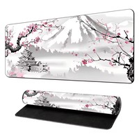 Tapis de bureau personnalisé OEM ODM XXL, écologique, imperméable, imprimé par sublimation, antidérapant en caoutchouc, pour le gaming et le bureau, en stock
