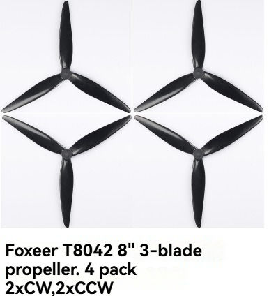 8-inch T8042 (two forward and two reverse) MR1812