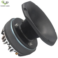 Vander AUDIO 8 Ohms Aluminium Noir Compression Driver Tweeter dans Haut-Parleur 109 dB 200 Watts Puissance Continue pour Autoradio