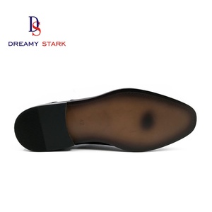 Chaussures Oxford pour hommes en cuir véritable de haute qualité, faites à la main, avec double bordure, logo personnalisé, marque originale, légères et faciles à enfiler - Product Image 3