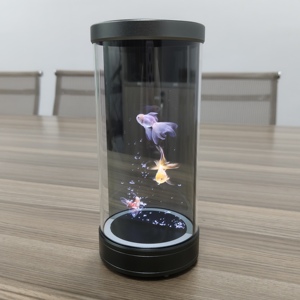 Mới nhất 5.5 inch LCD độ nét cao màn hình 3D Holographic quảng cáo hiển thị máy chiếu máy tính để bàn Holographic tủ trưng bày - Product Image 5