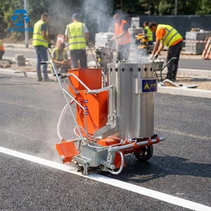 Electric Drive Road Marking <b>Machine</b> Lithium Battery Assisted Automatic <b>Walking</b> Thermoplastic Road Marking Paint <b>Machine</b> - Product Image 4