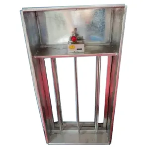 Square or Round Galvanized Sheet Motorized Air Duct Damper/Motorized Fire Damper