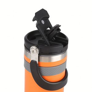 Gobelets isothermes en acier inoxydable 304 à double fonction, nouveau style, avec poignée et corps droit, pour la consommation – Vente en gros - Product Image 3