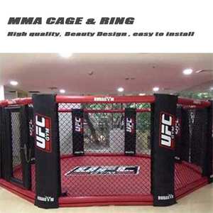 Boxer électronique de boxe, <span class=keywords><strong>cage</strong></span> de sol avec impression personnalisée, équipement octogonal <span class=keywords><strong>mma</strong></span> mural de lutte - Product Image 3