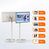 Autonomie de la batterie rechargeable 1920*1080 Hd 27 32 pouces Stand By Me Portable Tv Smart Interactive Touch Mobile Wireless Lcd Display