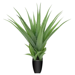 OH ARTS Home Garden Paisajismo 105cm Alto Agave verde artificial Adornos de jardín Árbol de <span class=keywords><strong>maguey</strong></span> artificial Agave de plástico - Product Image 1