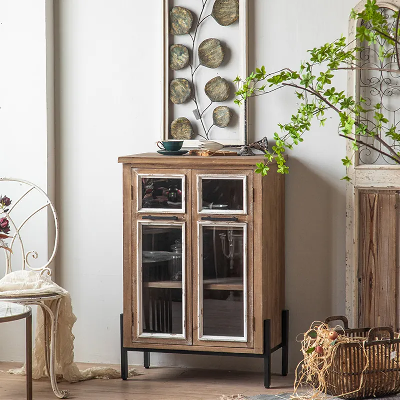 La maggior parte dei mobili per la casa di vendita calda finitura in legno naturale bel Design Cabinet per soggiorno credenza
