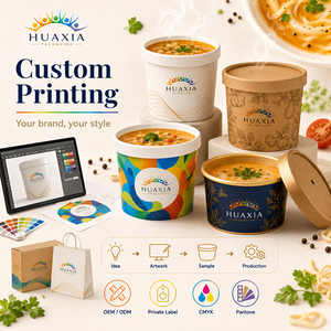 Los Más Vendidos: Tazones de Sopa Personalizados <span class=keywords><strong>con</strong></span> Tapas para Cadenas de Restaurantes y Distribuidores, MOQ Bajo, Producción Rápida, Fábrica OEM - Product Image 2