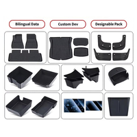 Boîte de rangement cachée pour console centrale sur mesure, organiseur secret en ABS pour Tesla Model 3 Y, accessoires intérieurs